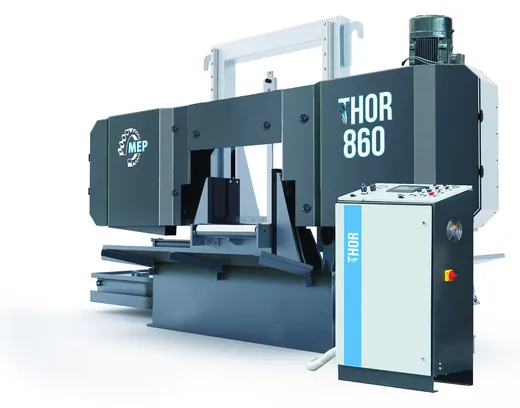 MEP THOR 450 — напівавтоматичний стрічкопильний верстат